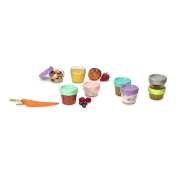 Imagine SET 12 RECIPIENT STICLA PENTRU HRANA BEBE, MELII, 6*59 ML + 6*118 ML