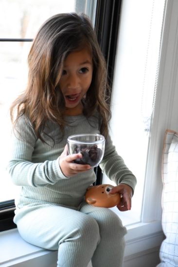 Imagine Recipient hrană bebe cu capac, Melii, model Urs