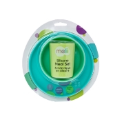 Imagine SET 3 RECIPIENTE SILICON HRANA BEBE, MELII, BLUE&LIME&MINT