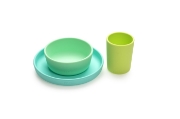 Imagine SET 3 RECIPIENTE SILICON HRANA BEBE, MELII, BLUE&LIME&MINT