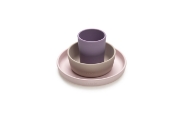 Imagine SET 3 RECIPIENTE SILICON HRANA BEBE, MELII, PURPLE&PINK&GREY