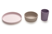 Imagine SET 3 RECIPIENTE SILICON HRANA BEBE, MELII, PURPLE&PINK&GREY