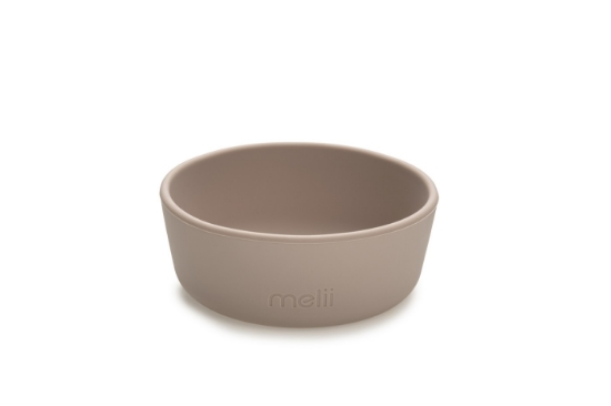 Imagine Set 3 recipiente silicon hrană bebe, Melii, Purple&Pink&Grey