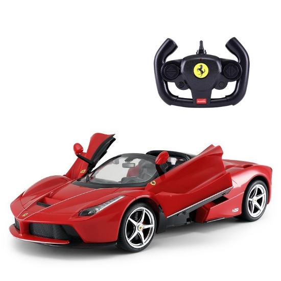 Imagine MASINA CU TELECOMANDA LAFERRARI APERTA ROSU SCARA 1 LA 14