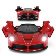 Imagine MASINA CU TELECOMANDA LAFERRARI APERTA ROSU SCARA 1 LA 14