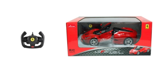 Imagine MASINA CU TELECOMANDA LAFERRARI APERTA ROSU SCARA 1 LA 14