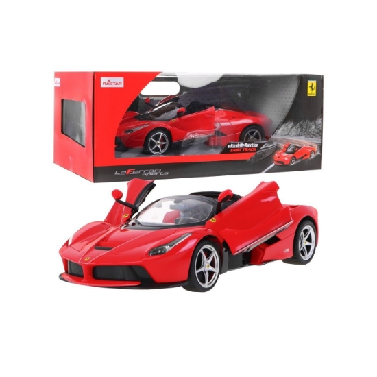 Imagine MASINA CU TELECOMANDA LAFERRARI APERTA ROSU SCARA 1 LA 14