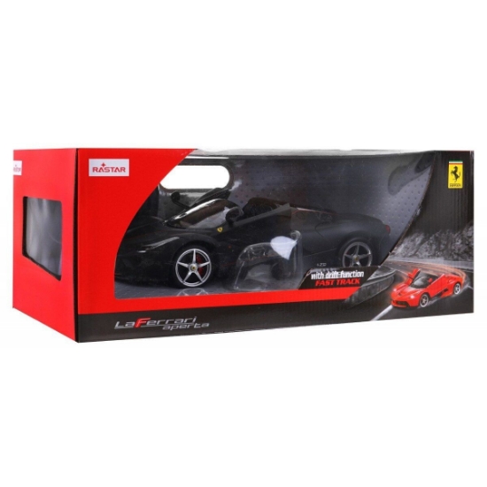 Imagine MASINA CU TELECOMANDA LAFERRARI APERTA NEGRU SCARA 1 LA 14