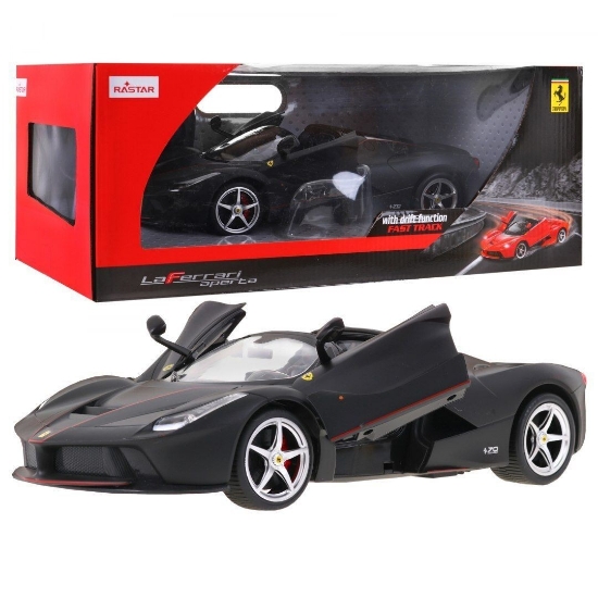 Imagine MASINA CU TELECOMANDA LAFERRARI APERTA NEGRU SCARA 1 LA 14