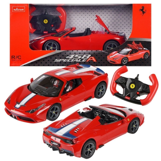Imagine MASINA CU TELECOMANDA FERRARI 458 SPECIALE A ROSU SCARA 1 LA 14