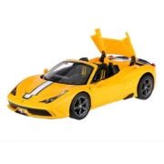 Imagine MASINA CU TELECOMANDA FERRARI 458 SPECIALE A GALBEN SCARA 1 LA 14