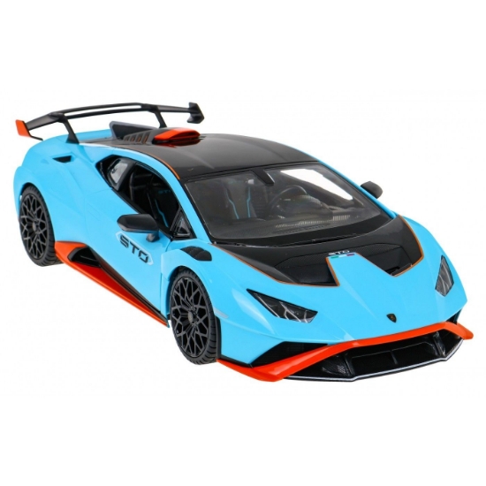 Imagine MASINA CU TELECOMANDA LAMBORGHINI HURACAN STO ALBASTRU SCARA 1 LA 14