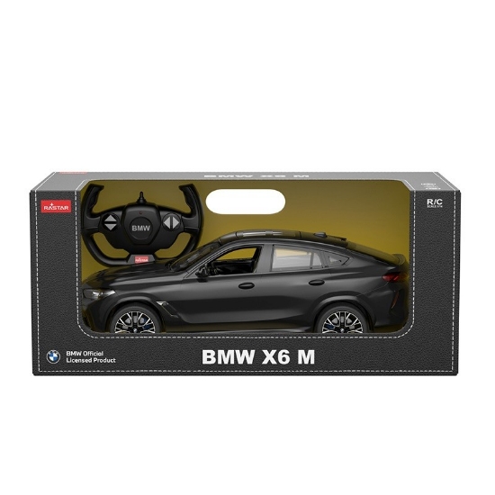 Imagine MASINA CU TELECOMANDA BMW X6 M NEGRU SCARA 1 LA 14