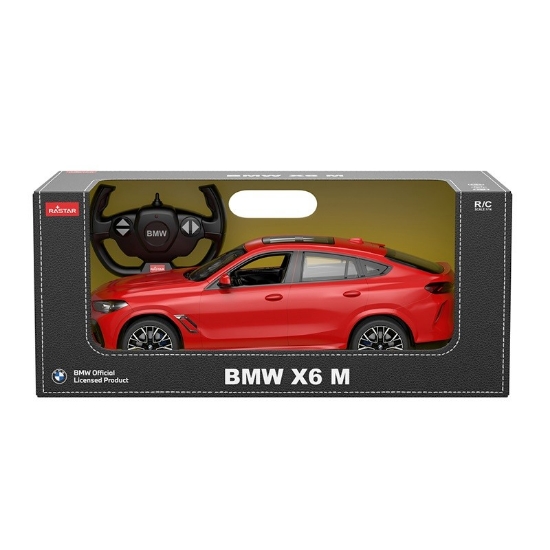 Imagine MASINA CU TELECOMANDA BMW X6 M ROSU SCARA 1 LA 14