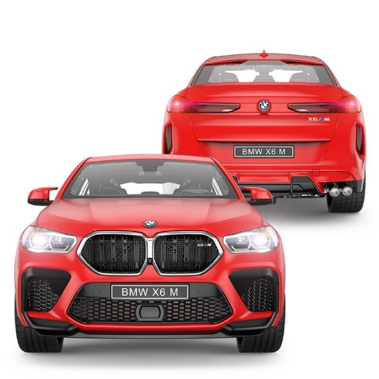 Imagine MASINA CU TELECOMANDA BMW X6 M ROSU SCARA 1 LA 14