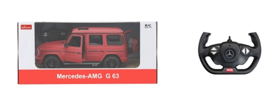 Imagine MASINA CU TELECOMANDA MERCEDES-BENZ G63 ROSU SCARA 1 LA 14