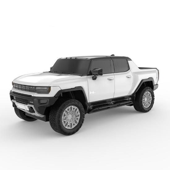 Imagine MASINA CU TELECOMANDA HUMMER EV ALB CU SCARA 1 LA 24