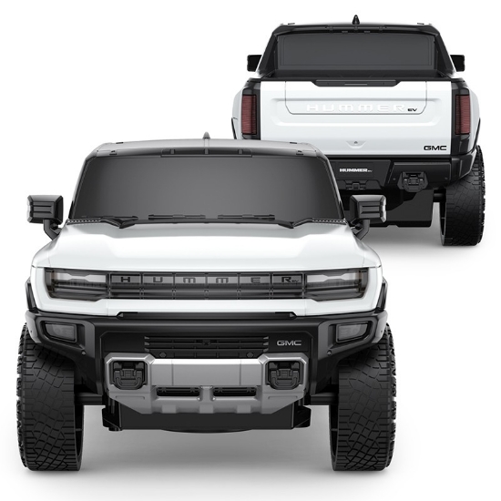 Imagine MASINA CU TELECOMANDA HUMMER EV ALB CU SCARA 1 LA 24