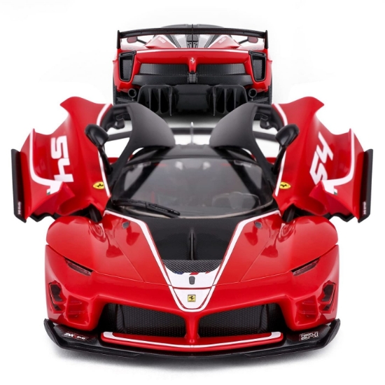 Imagine MASINUTA CONSTRUIBILA CU TELECOMANDA FERRARI FXXK EVO SCARA 1 LA 18