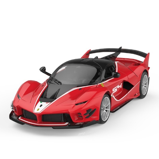 Imagine MASINUTA CONSTRUIBILA CU TELECOMANDA FERRARI FXXK EVO SCARA 1 LA 18