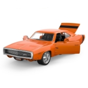 Imagine MASINUTA METALICA DODGE CHARGER R/T 1970 PORTOCALIU SCARA 1 LA 36