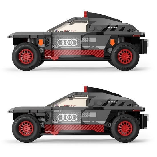 Imagine Mașinuță construibilă Audi RS Q E Tron scară 1 la 30