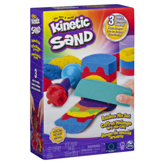 Imagine KINETIC SAND SET UNELTE DE CURCUBEU CU ACCESORII