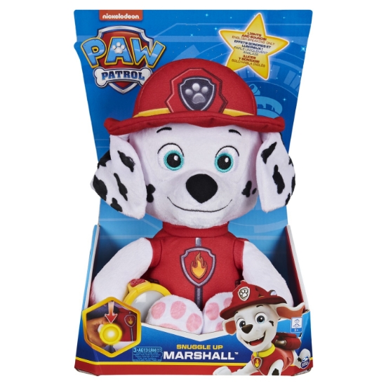 Imagine PATRULA CATELUSILOR PLUS SNUGGLE UP MARSHALL CU BURTICA LUMINOASA