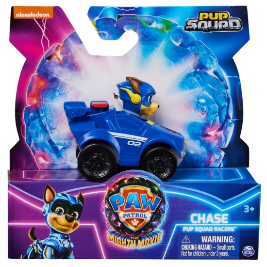 Imagine PATRULA CATELUSILOR PUP SQUAD RACERS VEHICUL METALIC CHASE SCARA 1:55