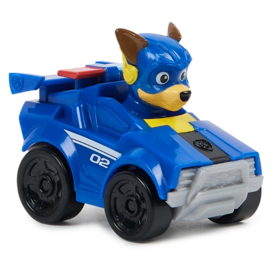 Imagine Patrula Căţeluşilor Pup Squad Racers vehicul metalic Chase scara 1:55