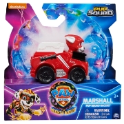 Imagine PATRULA CATELUSILOR PUP SQUAD RACERS VEHICUL METALIC MARSHALL SCARA 1:55
