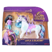 Imagine UNICORN ACADEMY SET UNICORN GLACIER SI PAPUSA LAYLA