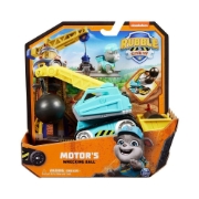 Imagine PATRULA CATELUSILOR RUBBLE SI ECHIPA VEHICUL DE BAZA MOTOR