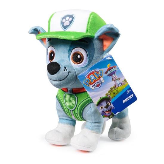 Imagine PATRULA CATELUSILOR JUCARIE DE PLUS ROCKY 17CM
