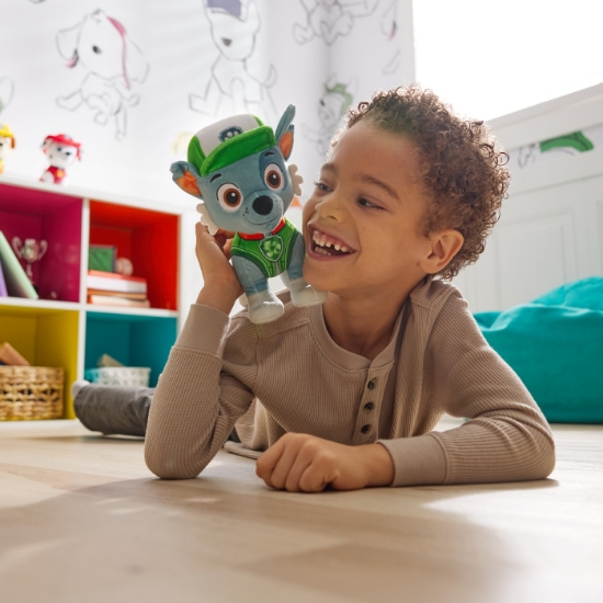 Imagine  Patrula Cățelușilor jucărie de pluș Rocky 17cm