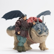 Imagine CUM SA ITI DRESEZI DRAGONUL SET DRAGON GRONCKLE SI FIGURINA VIKING FISHLEGS