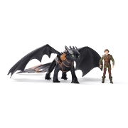 Imagine CUM SA ITI DRESEZI DRAGONUL SET DRAGON TOOTHLESS SI FIGURINA VIKING HICCUP