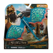 Imagine CUM SA ITI DRESEZI DRAGONUL SET DRAGON DEADLY NADDER SI FIGURINA VIKING ASTRID