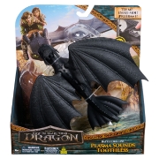 Imagine CUM SA ITI DRESEZI DRAGONUL LUPTA DRAGONILOR FIGURINA DRAGON TOOTHLESS 26.5 CM