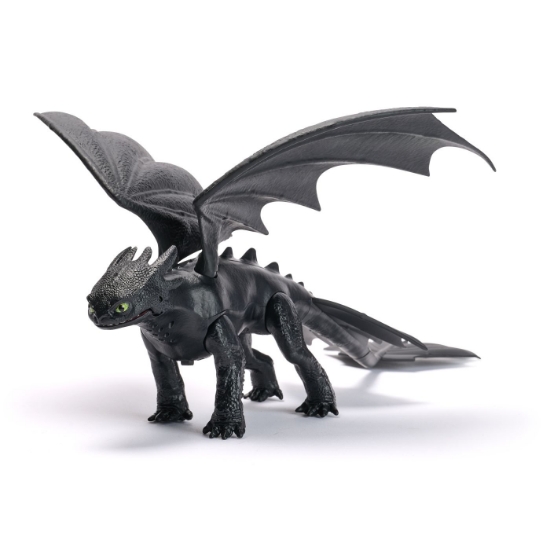 Imagine CUM SA ITI DRESEZI DRAGONUL LUPTA DRAGONILOR FIGURINA DRAGON TOOTHLESS 26.5 CM