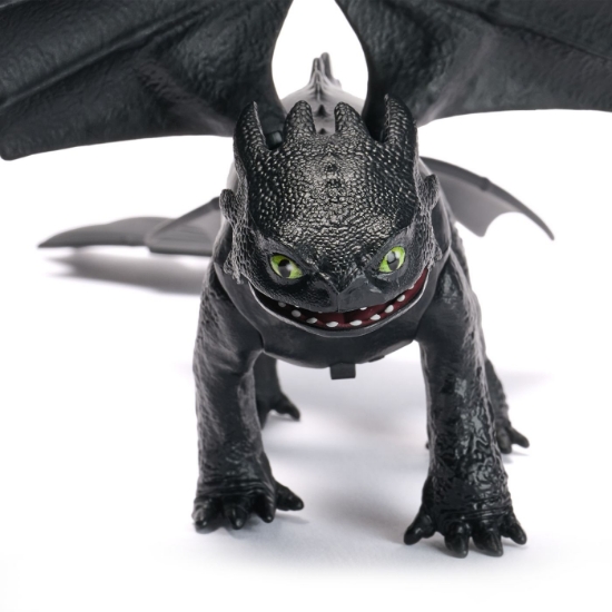 Imagine CUM SA ITI DRESEZI DRAGONUL LUPTA DRAGONILOR FIGURINA DRAGON TOOTHLESS 26.5 CM