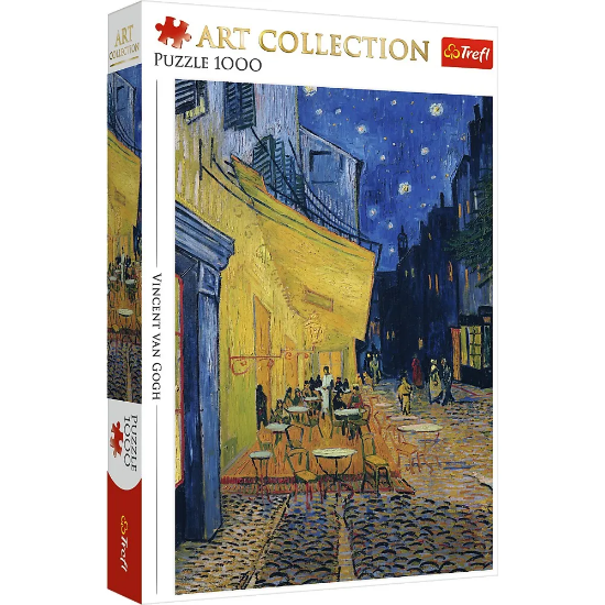 Imagine PUZZLE TREFL 1000 ART COLLECTION VINCENT VAN GOGH TERASA CAFENEA NOAPTEA