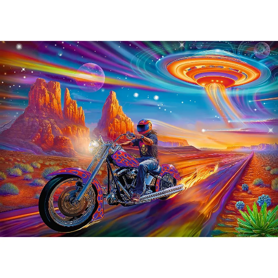 Imagine PUZZLE TREFL 1000 CURSA NEBUNA