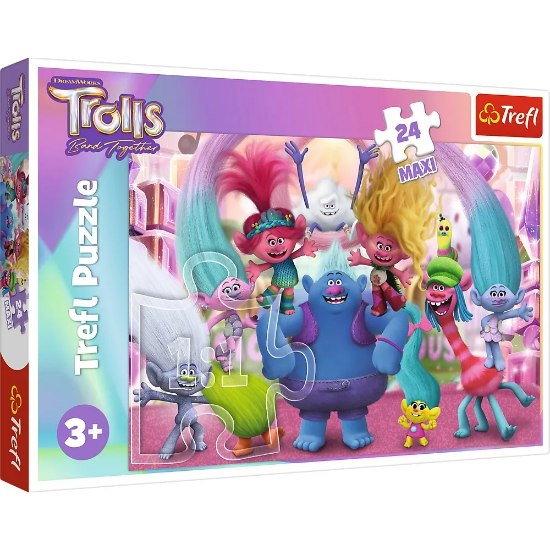 Imagine PUZZLE TREFL 24 MAXI IN LUMEA TROLILOR