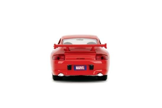 Imagine Jada Marvel Spider-Man Porsche 911 GT3 RS – scară 1:32