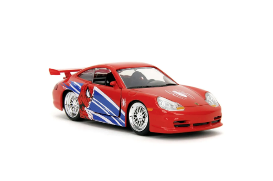 Imagine Jada Marvel Spider-Man Porsche 911 GT3 RS – scară 1:32