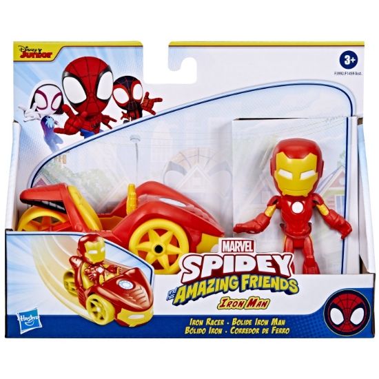 Imagine SPIDEY PRIETENII EXTRAORDINARI SET VEHICUL SI FIGURINA IRON MAN