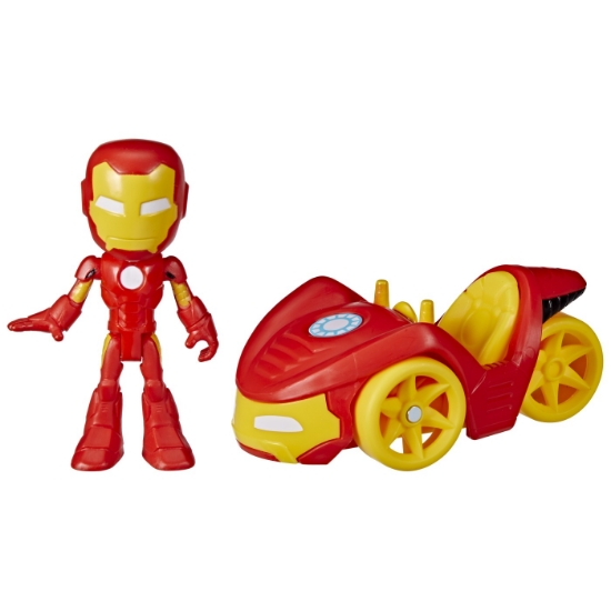 Imagine SPIDEY PRIETENII EXTRAORDINARI SET VEHICUL SI FIGURINA IRON MAN