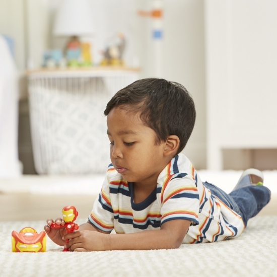 Imagine SPIDEY PRIETENII EXTRAORDINARI SET VEHICUL SI FIGURINA IRON MAN