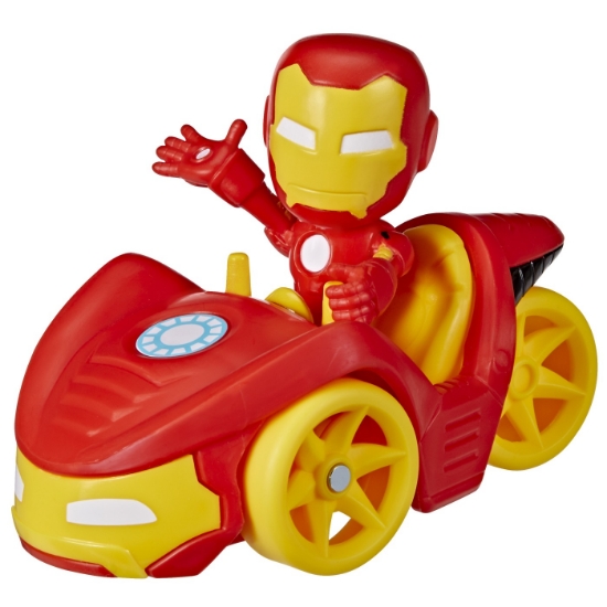 Imagine SPIDEY PRIETENII EXTRAORDINARI SET VEHICUL SI FIGURINA IRON MAN